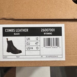 Dr. Martens COMBS LEATHER WYOMING BOOTS mens size 13